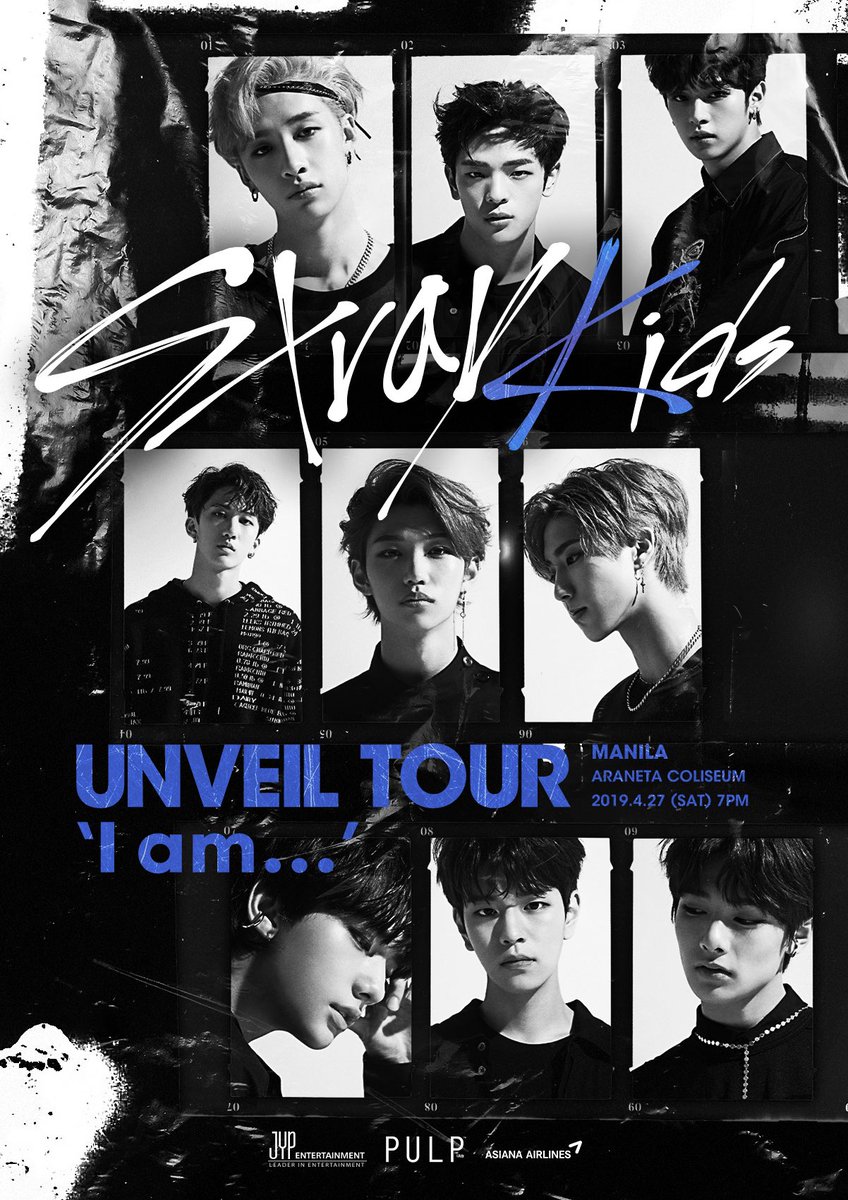 Stray_Kids's tweet image. [Stray Kids UNVEIL TOUR 'I am…’] 
in MANILA Ticket Open
 
■ SHOW INFO
2019.4.27(SAT) 7PM (PHT)
@ Araneta Coliseum
 
■TICKET OPEN
2019.3.17(SUN) 12PM (PHT)
Website: Ticketnet (ticketnet.com/ph)
 
#StrayKids #스트레이키즈 
#UNVEILTOUR #Iam