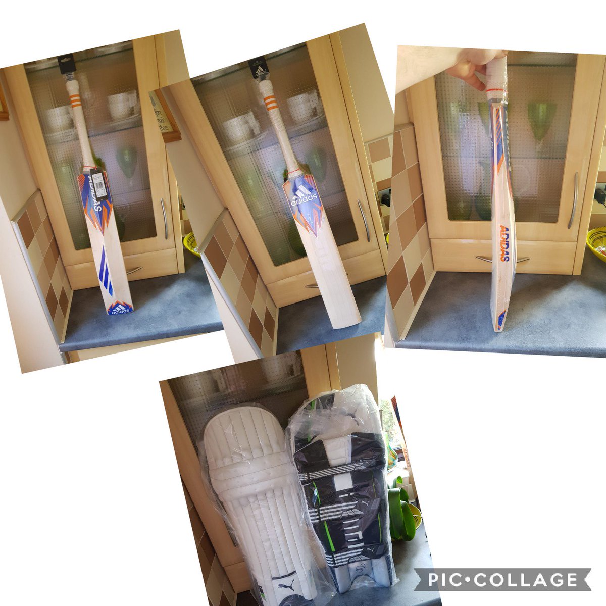 😍😍😍😍 brilliant service from <a href="/BarringtonSport/">Barrington Sports</a> only ordered yesterday was expected next week and came next day. Best start knocking in the bat and pads 😂🙈