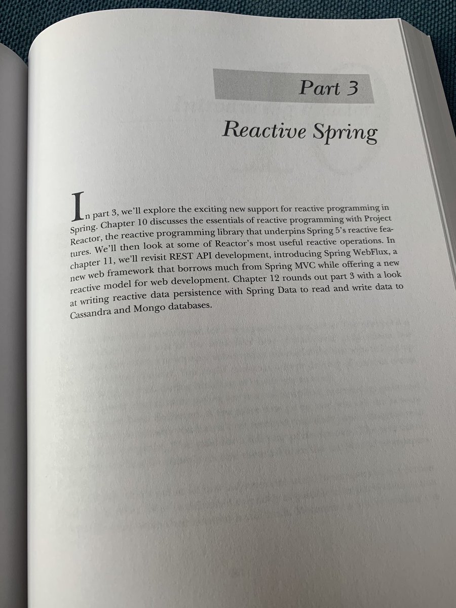 juanantoniobm's tweet image. Spring in Action!
manning.com/books/spring-i…
@ManningBooks #webflux