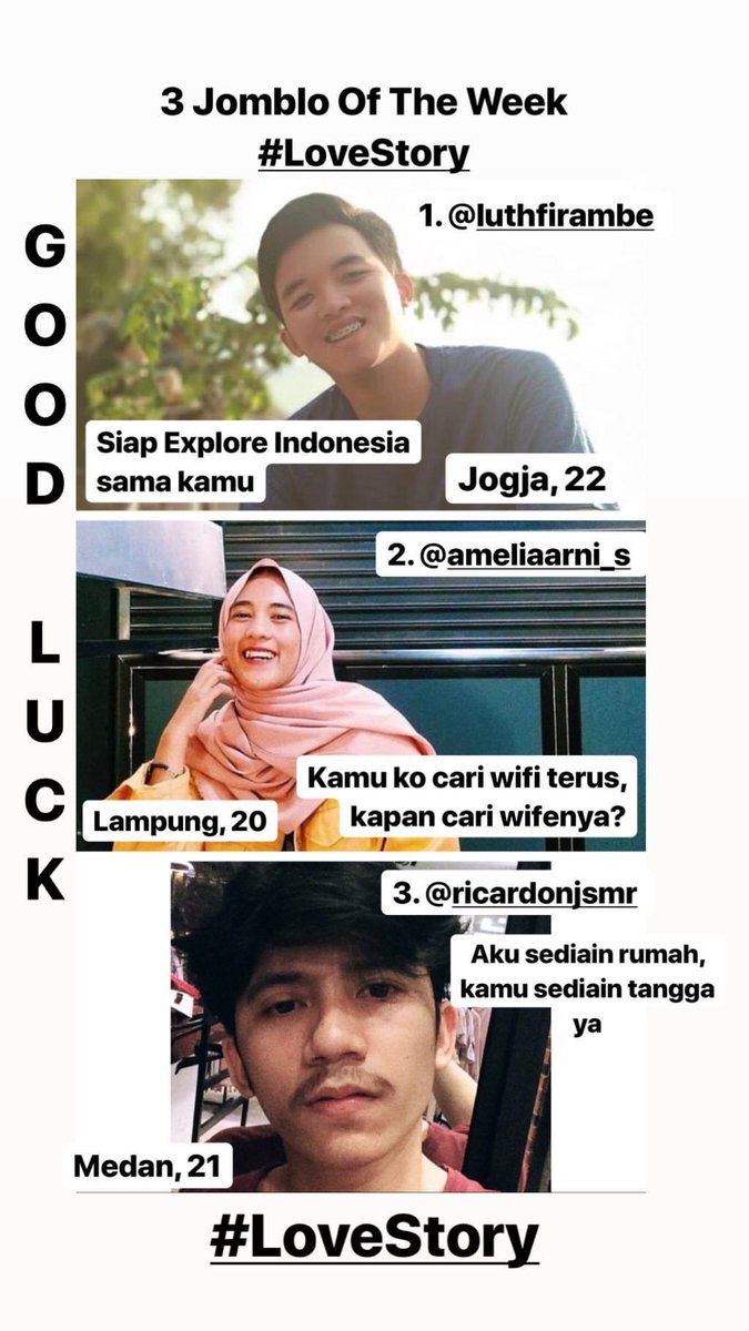 IG Radenrauf On Twitter Inilah Dia 6 Jomblo Of The Week