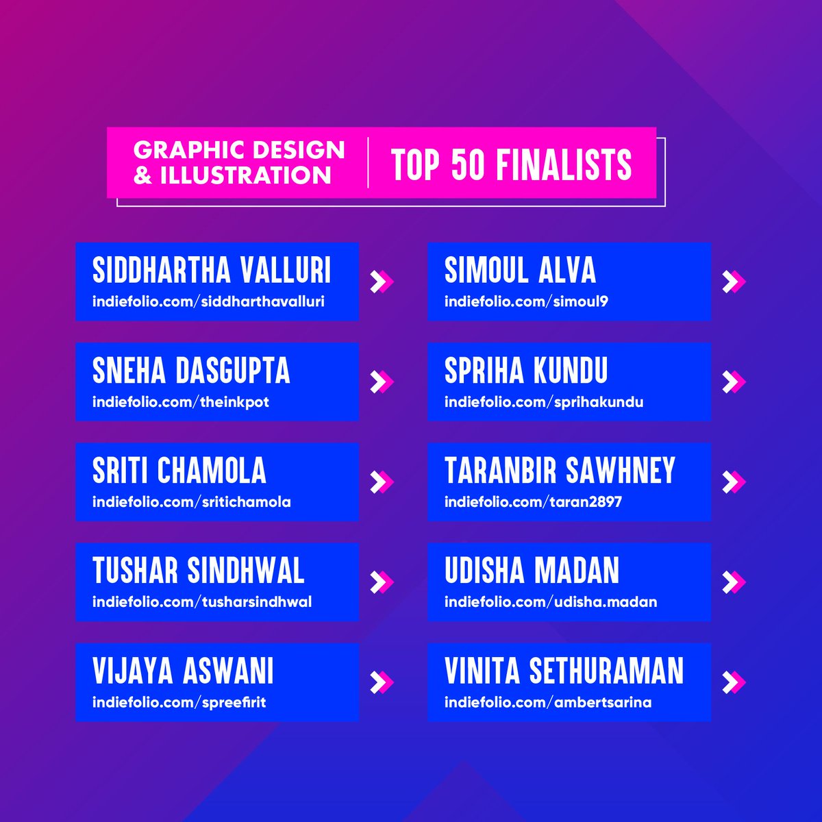 IndieFolio's tweet photo. The Top 50 Finalists will now receive a brief to submit their concept on 'The Soul of India' from which the jury will select our Top 5 Winners to receive mentorship, exciting prizes, and the opportunity to create a collaborative artwork with the jury.
#HexCode2019 #contestalert https://t.co/7mgx5XQ39a