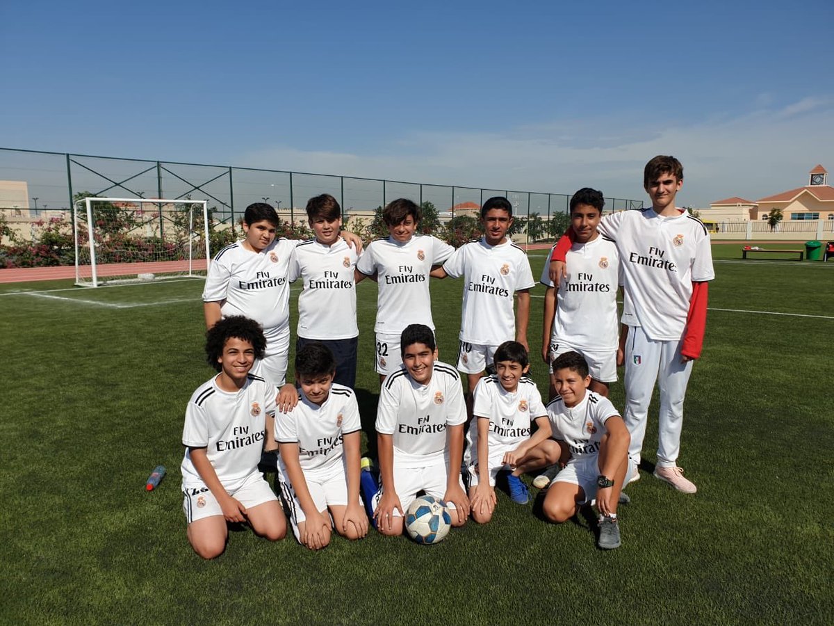 Mawakeb_Barsha's tweet photo. Our G8 sts reign supreme in this year's #ChampionsLeague tournament. So proud of you #AMBteam ! #teamspirit #excellence #footballgames #wearealmawakeb https://t.co/UmdvTRxNXY