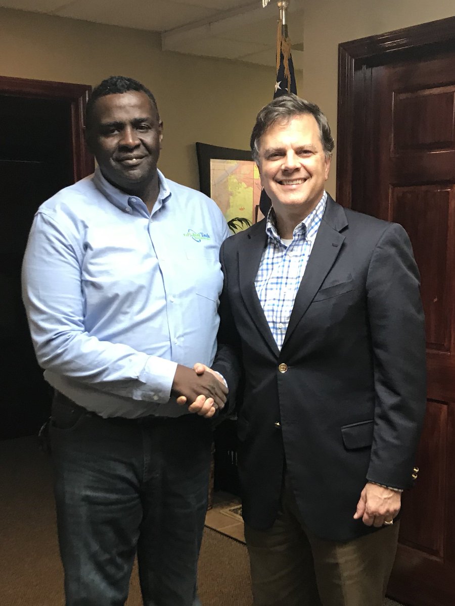 Enjoyed meeting with Calvin Washington this week to discuss craft training at his company, Global Tech Institute, and in the area. Calvin specializes in welding training for both the young and old. Industry wants more skilled workers and Calvin’s company helps fill the need!