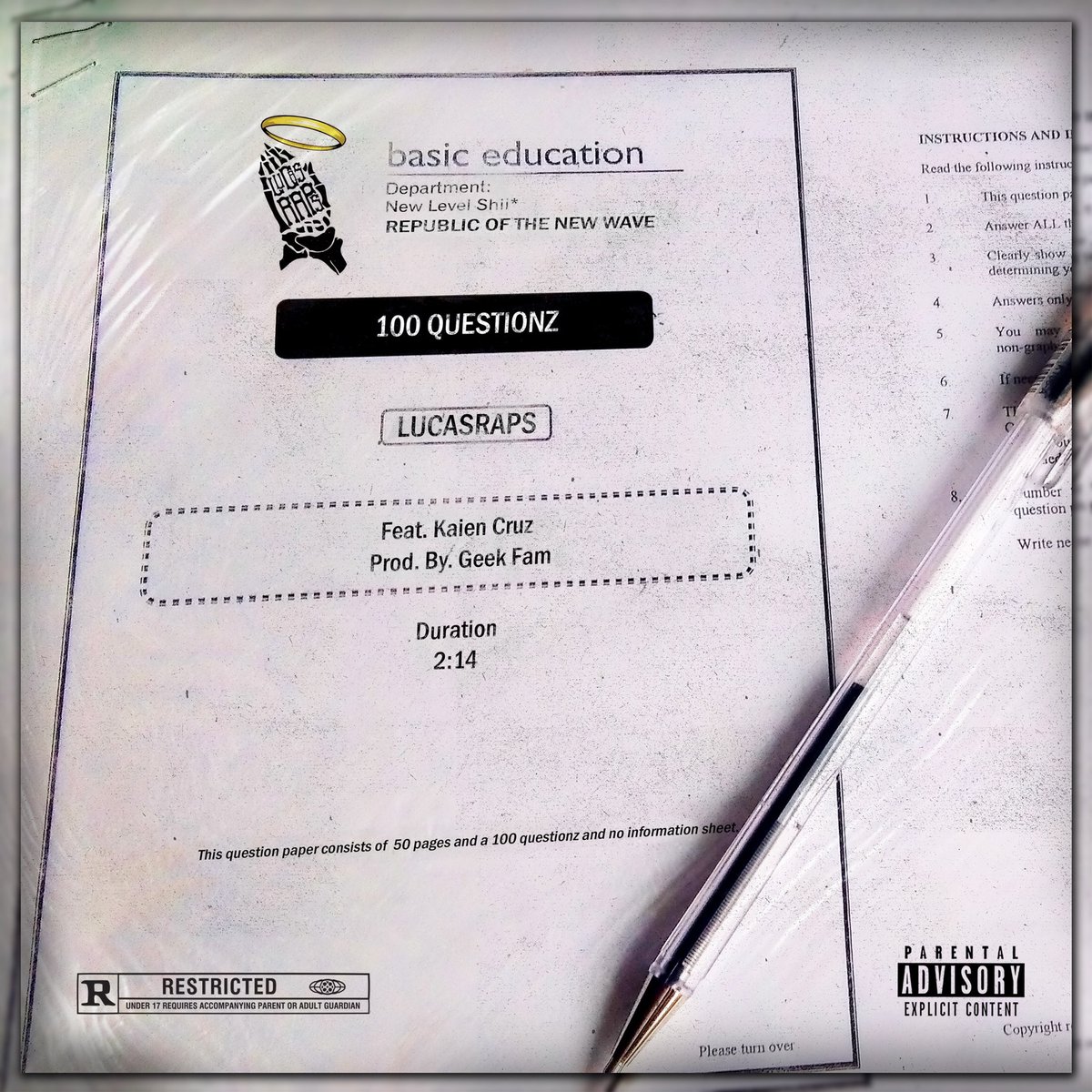 LucasRaps_SA's tweet photo. The HARDEST cover art so far this year!!!.
No cap. https://t.co/b6R4UnlR6L
