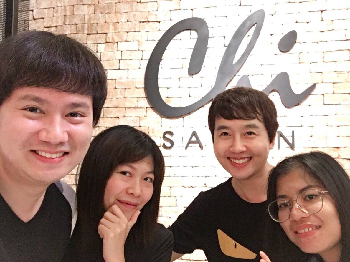 พาเพื่อนมาทำสวย พี่เฉินไม่อยู่ อดเจอเบย 💇‍♀️💇‍♀️@_ppppe @ThedomeSaint @panupong_cbr #Chisalon