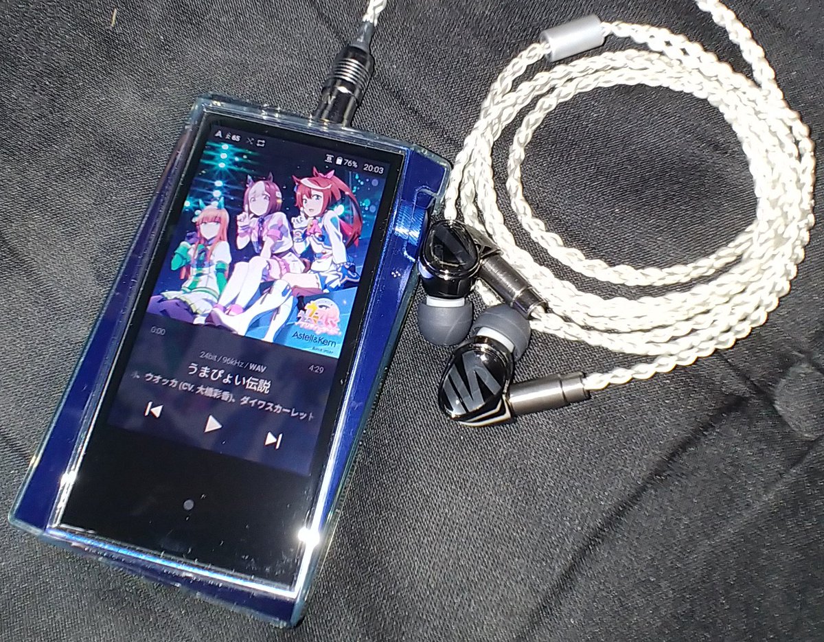 haruka860220's tweet photo. KC07のケーブルをディックスに換装♪
8芯のおかげか、全帯域の見通しがべらぼうに向上(*´ー`*) #SR15 #SR15UPD #KC07 https://t.co/h6MKPUQr8R