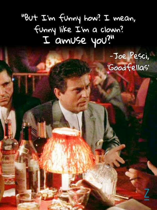 Happy birthday 
Joe Pesci. 