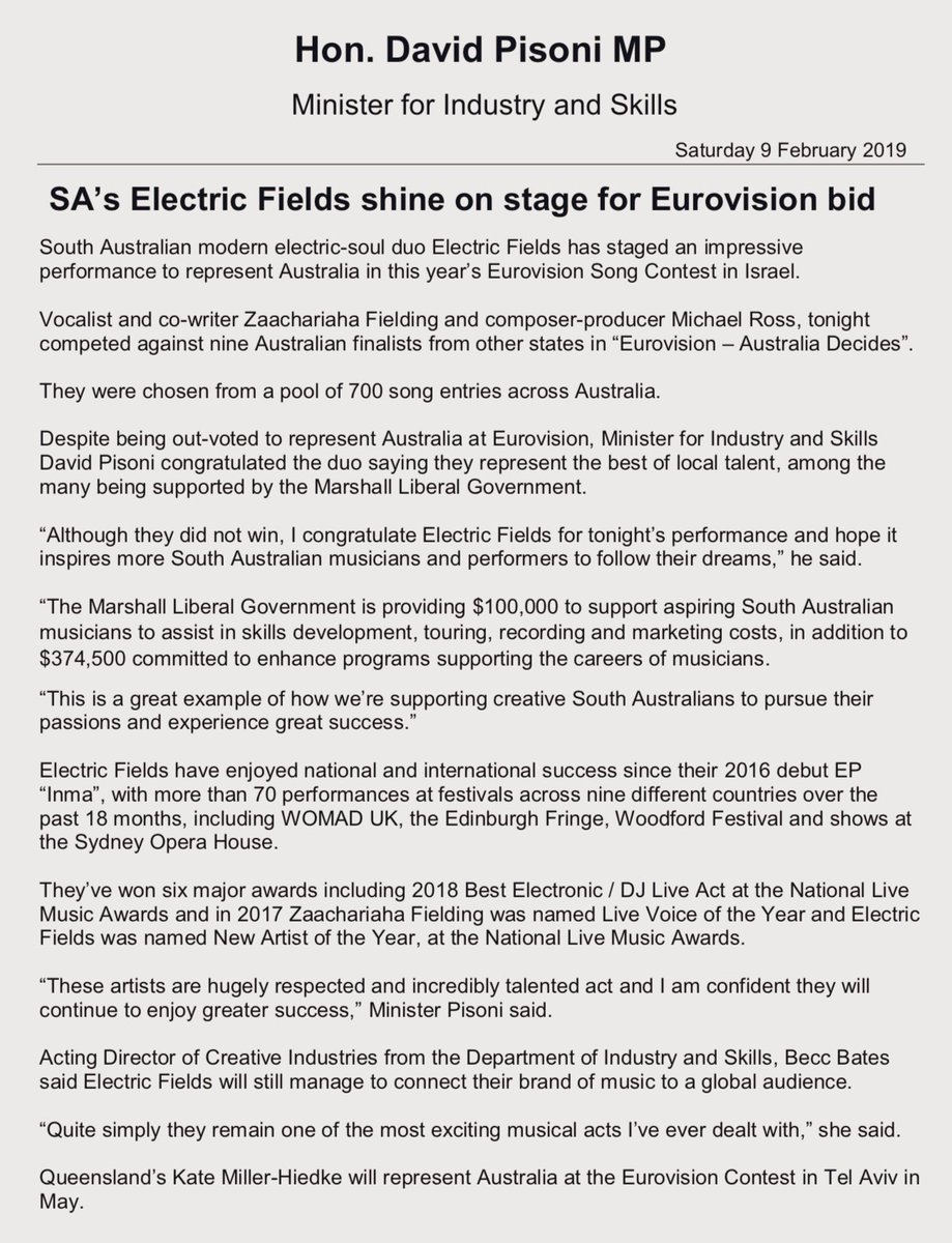 Hon. David Pisoni tweet media