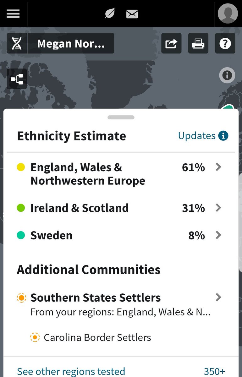 NeigmaMegane's tweet image. Just got my results from #AncestryDNA and I'm honestly not surprised at how white I am lol