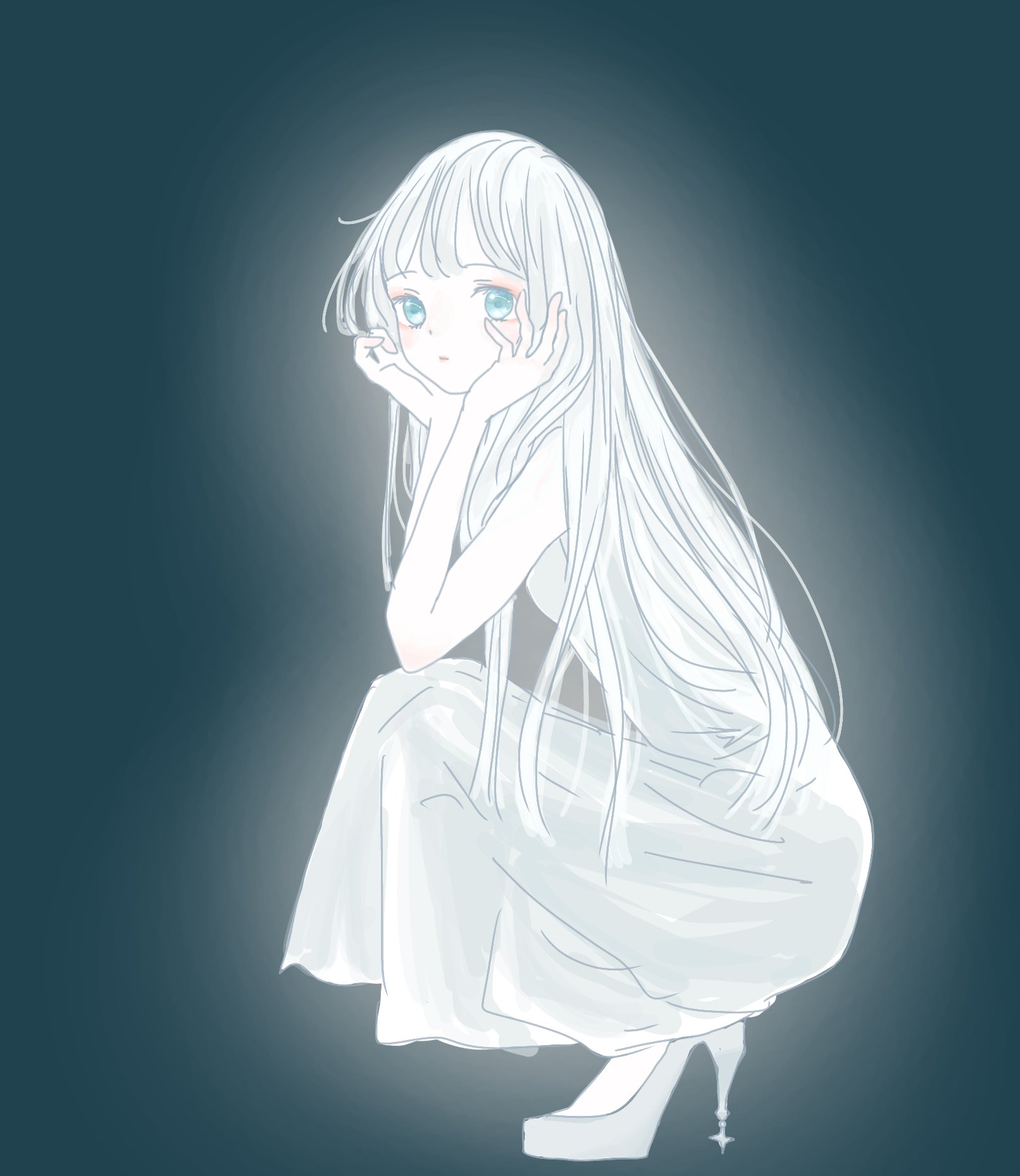 Twitter 上的 そらのまめこ とにかく白い女の子を描きたくて とにかく白い女の子を描きました 語彙力なくてごめんなさい 女の子 アルビノ 絵描きさんとつながりたい イラスト好きな人と繋がりたい アイビス民と繋がりたい 青い目 落書き T Co