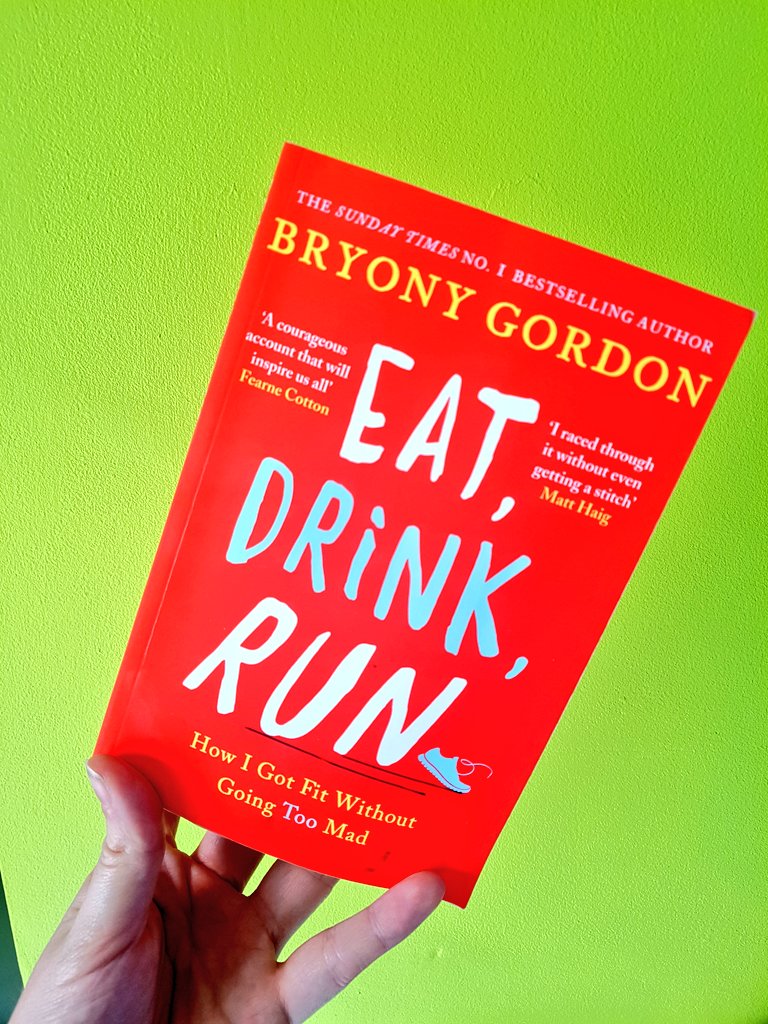 ThirtyPagesIn's tweet image. Finished reading this absolute gem of a book yesterday! #Eatdrinkrun by @bryony_gordon is raw, honest and totally inspirational! May have cried tears of joy throughout the entire last chapter! #bookblogger #books #BookLove #running #marathon #marathontraining