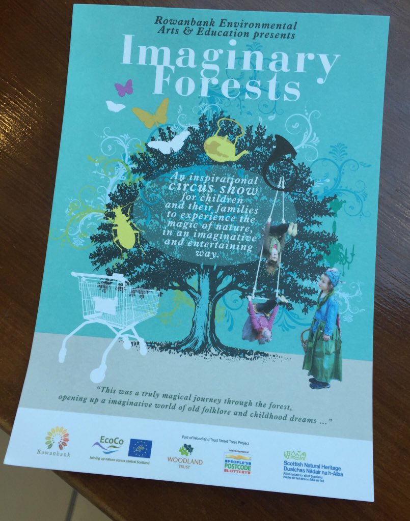 Come and hang around with us.... @rowanbankenv theatre is performing #EcoCoLIFE’s remarkable #ImaginaryForests    Circus Whilst You Shop FREE show at Cumbernauld’s Antonine shopping centre. Next show at 15:30 today - the last ever!