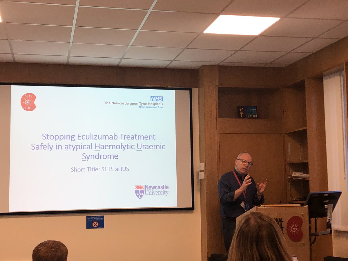 RenalResearch (@renalresearchuk) on Twitter photo #aHUS patient focus group at the <a href="/NationalaHUS/">National aHUS Service</a>. <a href="/neil_sheerin/">Neil Sheerin</a> gets feedback from patients on the #eculizumab withdrawal trial #aHUS patient focus group at the <a href="/NationalaHUS/">National aHUS Service</a>. <a href="/neil_sheerin/">Neil Sheerin</a> gets feedback from patients on the #eculizumab withdrawal trial