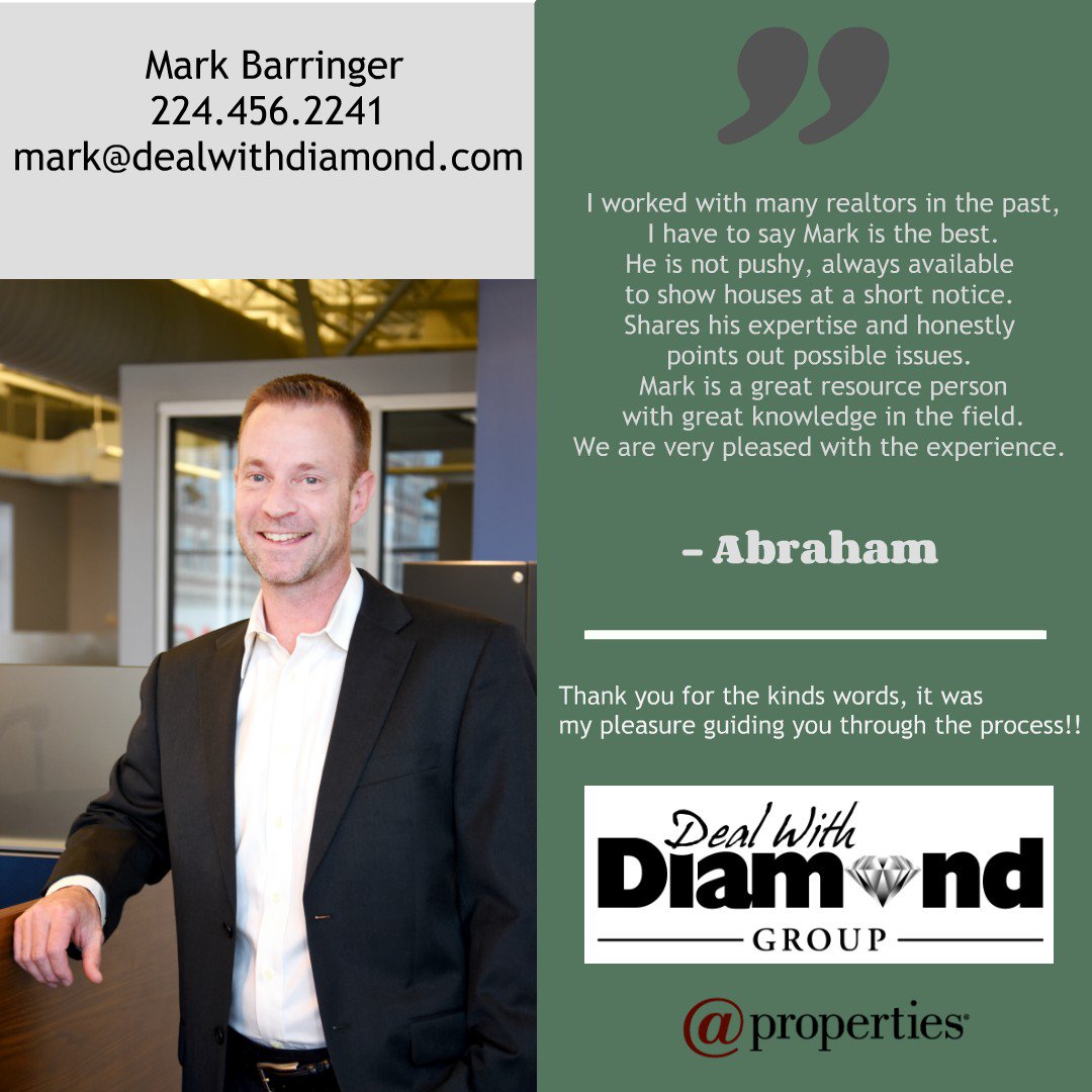 DealWithDiamond's tweet photo. #happy #client = #happyrealtor Shout out to Mark Barringer! Ask us how we can make you one of our happy clients today! #dealwithdiamond #palatinehomes #arlingtonheightshomes #happyclients #love #loveyourrealtor #lovewhereyoulive #home #HomeSweetHome  #lit https://t.co/zWHmhQoeGG