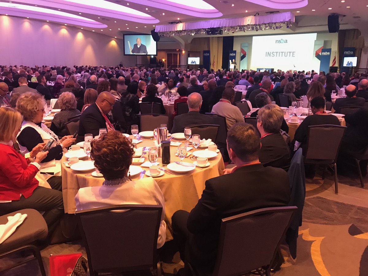 AlaSchoolBoards's tweet photo. AASB school boards members hear from USDE Sec. Betsy DeVos and Sen. Lamar Alexander at the NSBA Advocacy Institute in Washington DC https://t.co/gXLzEsh7Hd