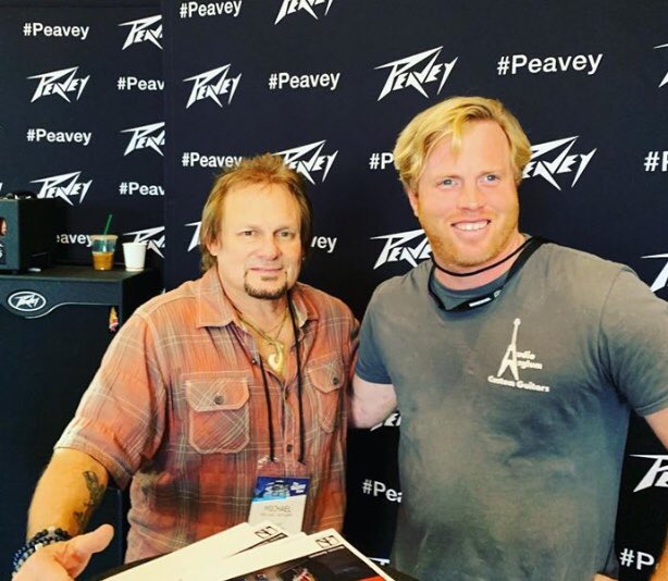 audio_asylum's tweet photo. Don from Audio Asylum Guitars making the rounds at the 2019 NAMM show!
#Anaheim #Convension#center#2019
#NAMM#music#rock#blues#drums#guitars#bass#techgadgets#tradeshow#michaelanthony#vanhalen#DaveEllefson#megadeth#disneyland#TheHondaCenter#AngleStadium https://t.co/94YPjyeQ9O