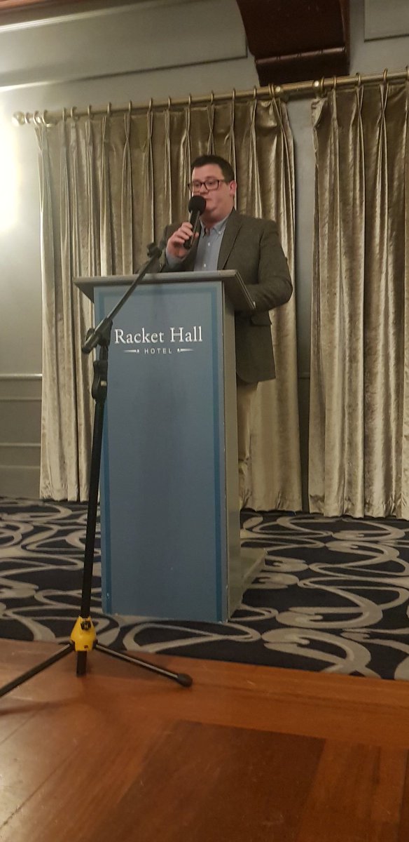 Our current Mr.personality winner speaking at the mental health night 'make the moove' Anthony done a fantastic job .