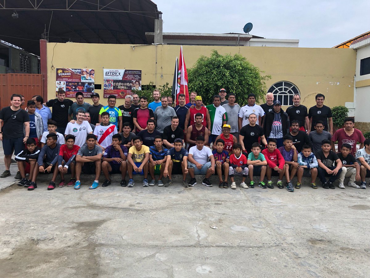 Over 50 men took to the streets of Chimbote Peru this morning to get better.  1st Peruvian Shovel Flag planted.  <a href="/F3Chimbote/">F3 Chimbote Peru Mission Trips</a> <a href="/Roof_dogs/">Roof Dogs of Chimbote</a> <a href="/F3Metro/">F3 Charlotte Metro</a> <a href="/rudysroundtable/">F3GOP</a> <a href="/Sauerkraut_F3/">Ruben Torres</a>