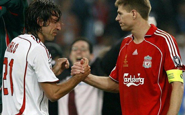 Andrea Pirlo:“That night in Istanbul, Liverpool’s fight back was centralized on Steven Gerrard. He was their leader, their star player, their man who made it happen.”