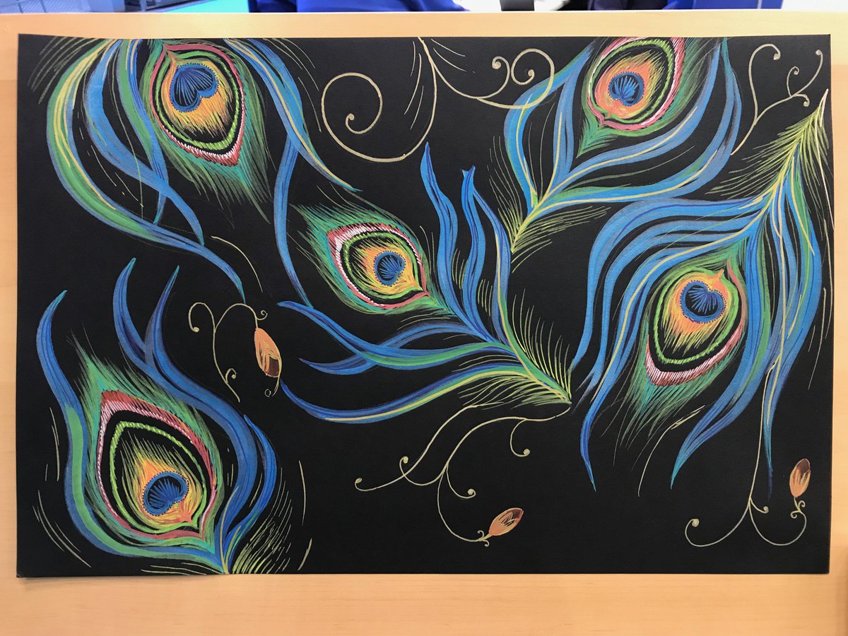 ArtlineOfficial's tweet photo. British artist @Art_byJudith has been on our stand at @Paperworld_Fair creating beautiful artwork with a selection of our versatile and colourful markers! Why not visit us in stand F60 in hall 3 to see her work for yourself? #Creativeworld2019 #creativeworld #Paperworld https://t.co/KMTd0TF6Ny