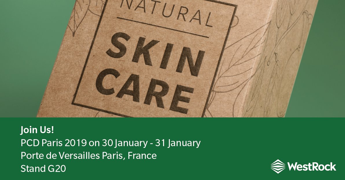 Join us at the PCD Paris 2019 Expo where we will showcase some of our most innovative cosmetic packaging and paperboard products. Learn more about our paperboard products here: okt.to/2yMivA