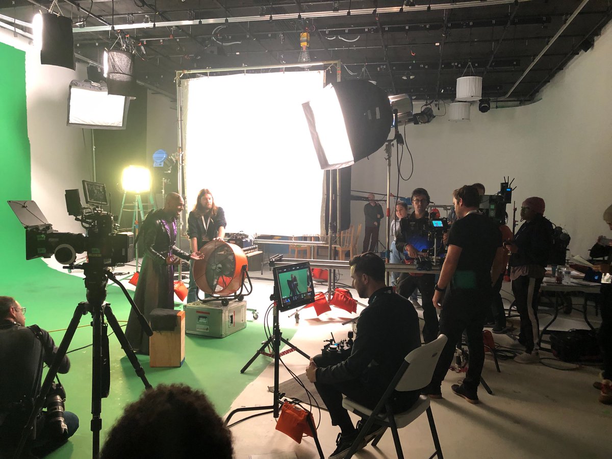 TeamPeopleTV's tweet photo. This weekend, we partnered with @WishMidAtlantic to make #MasonsMovieWish come true! Thanks to our phenomenal cast and crew, and to @ThunderShotTV for an awesome #studio to shoot in. #vaproduction #dcproduction https://t.co/6Z8WpV3k98