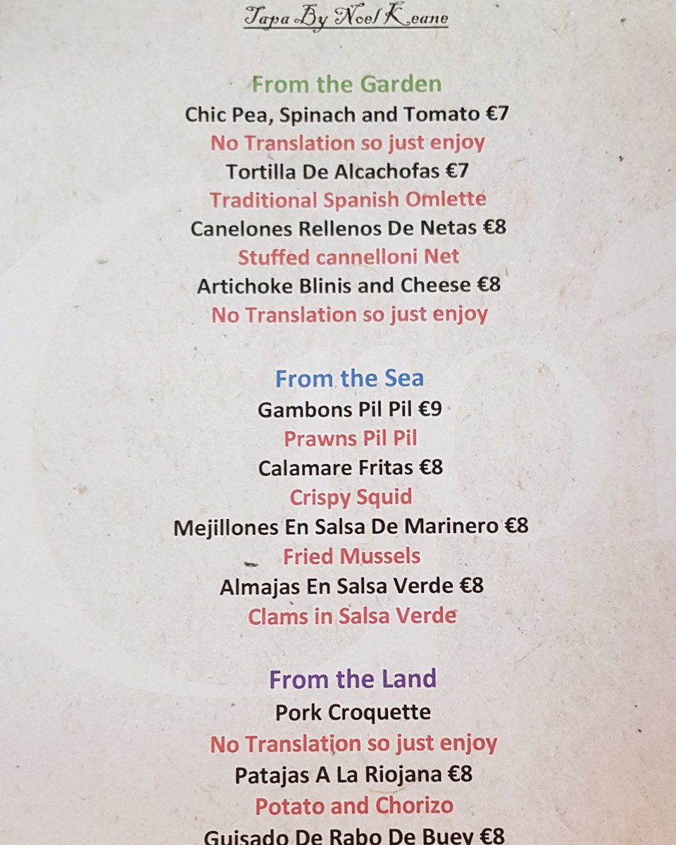 This coming Thursday &amp;Friday at Roundys #Draíocht by chef Noel