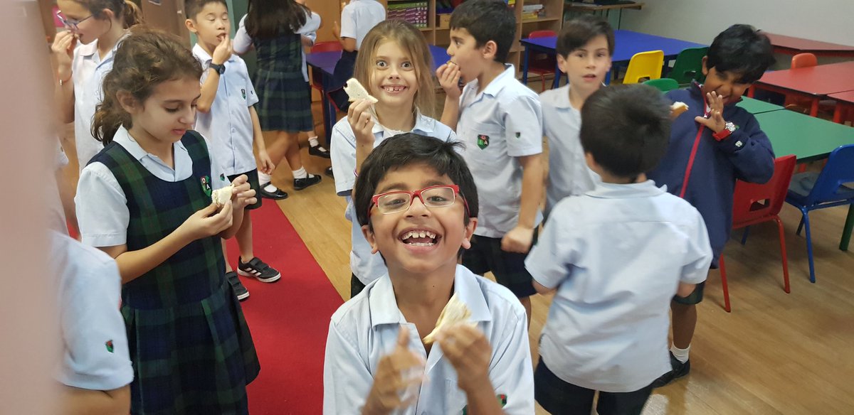 Year 3B tried #Vegemite sandwiches today to celebrate #AustraliaDay It's true what they say! #LoveItOrHateIt <a href="/DIAdubai/">DIA | Emirates Hills</a> <a href="/AusAmbUAE/">Ridwaan Jadwat 🇦🇺</a> #DIAPYP #AustraliaDayUAE