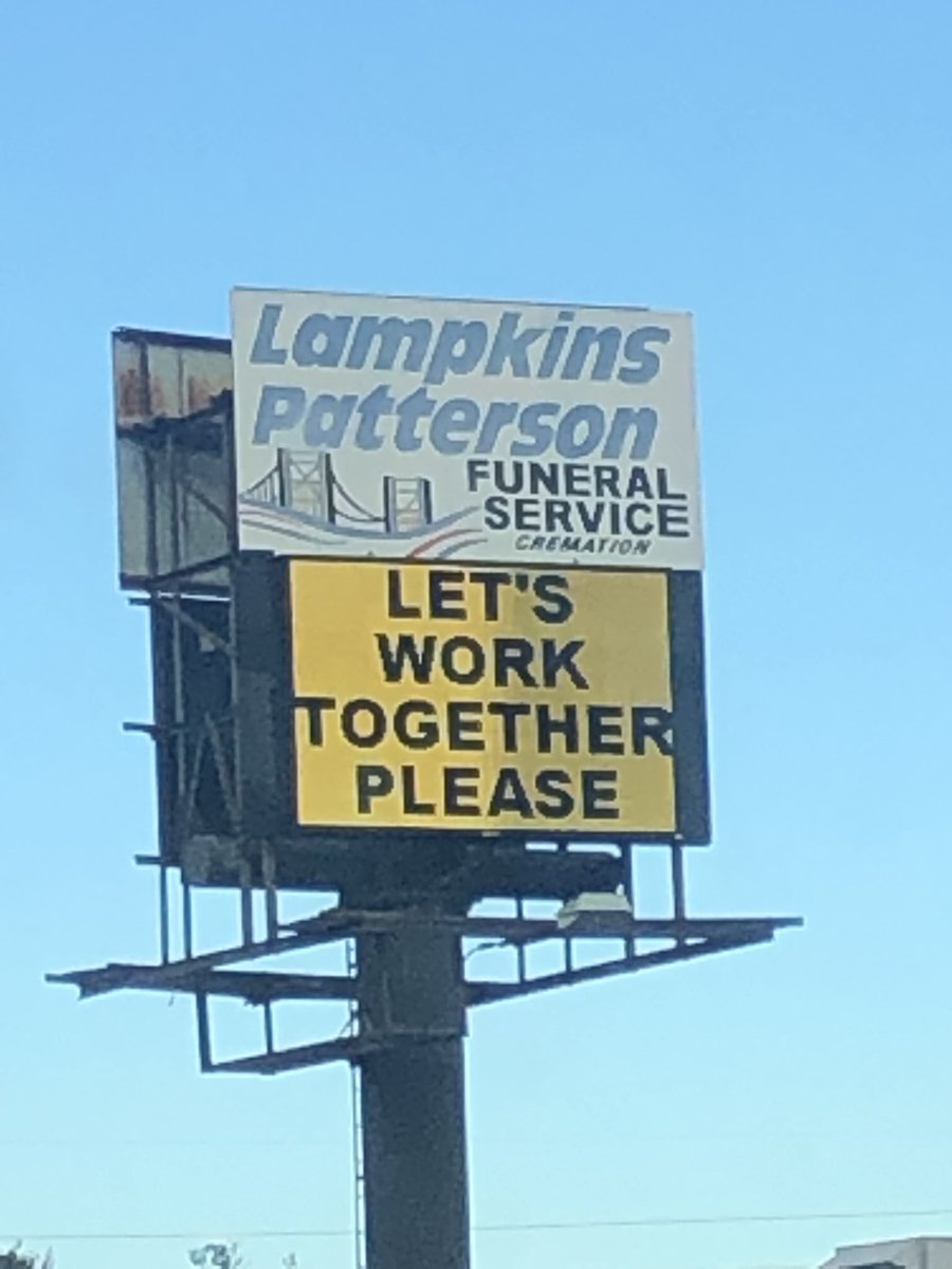 marshy__marsh's tweet photo. I’m all for supporting local businesses, but not sure how to feel about a funeral service begging to work with me https://t.co/bORAHfqDeM