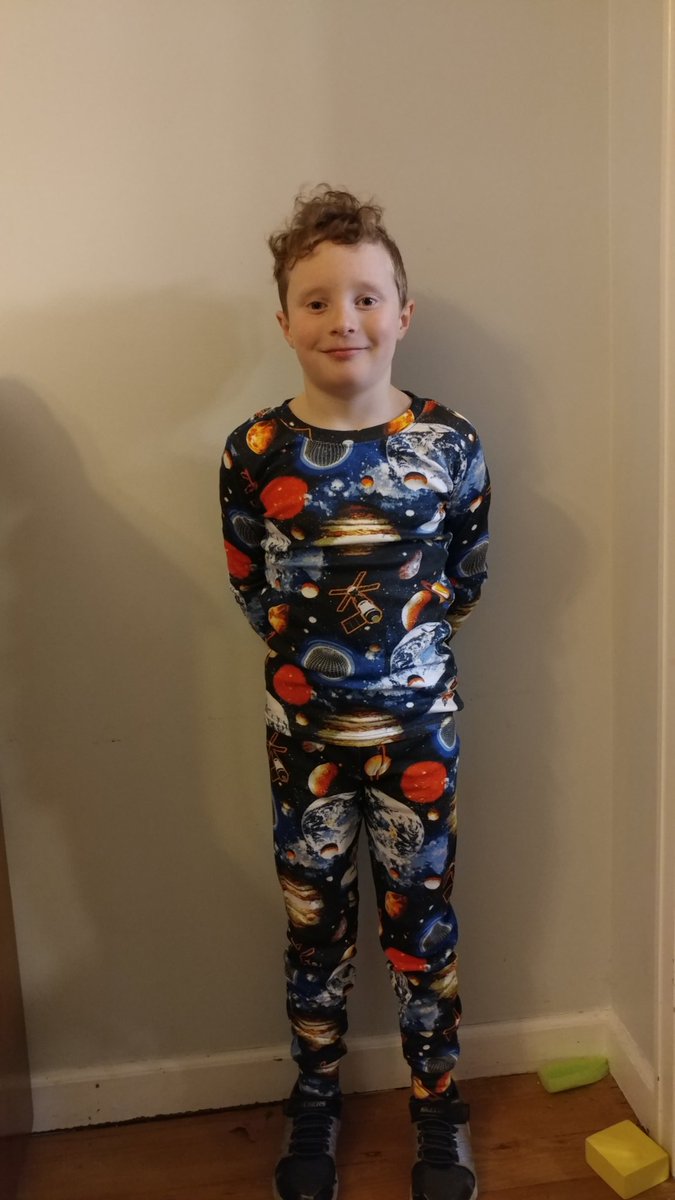 VickyBetz1's tweet photo. Zane thinks PJ Day at school is out of this world! #averygators #PJday @AveryGators1 https://t.co/ZHQx44BE5i