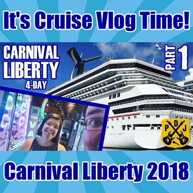Let the cruise adventures begin over on the YouTube machine!! :D #carnivalliberty #carnivalcruise #cruise #cruiselife #cruisecouple #cruisingcouple #familycruise #familytravel #youtube #youtuber #travelvlogger #vlogger #wanderlust