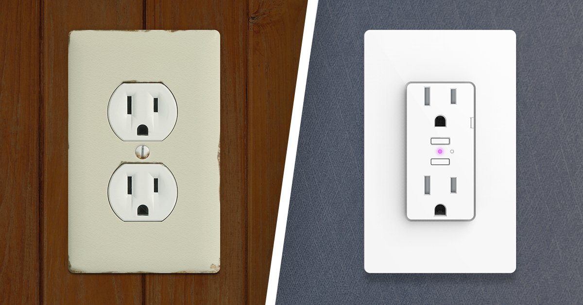 idevices's tweet photo. Time for an outlet upgrade? Swap it for a cutting-edge smart outlet from iDevices. Control each individual receptacle manually; with your voice using Siri, Alexa, or Google Assistant; and with your smart phone from anywhere ==> https://t.co/Ca5egcmLob
#SwitchTo2019 #Smarthome https://t.co/6JSSRN4Lmv