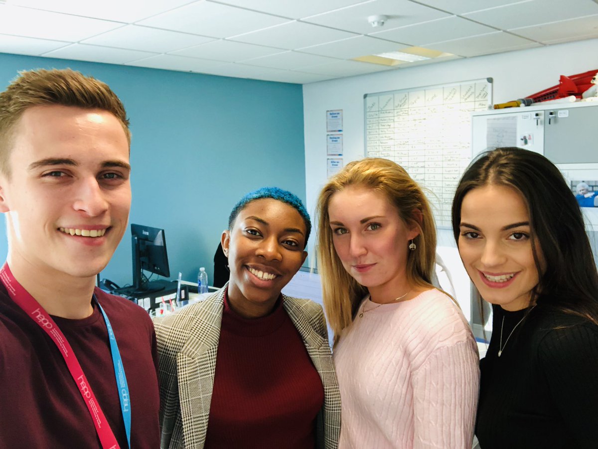 hepp_hq's tweet photo. Today our GI team is back up to full strength! Welcome to Hepp, Renaye and Medina! #awsomefoursome #graduateinterns https://t.co/mBHvhkyHoo