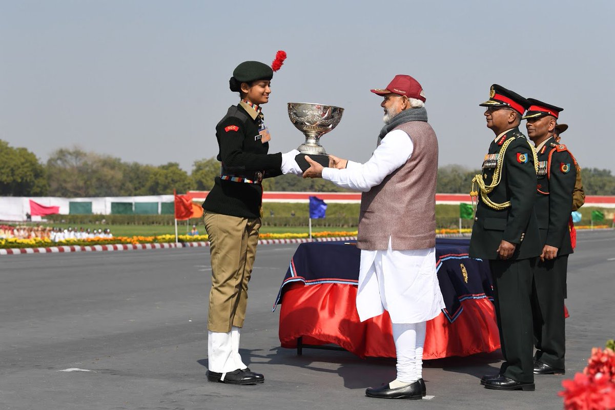 narendramodi's tweet image. Sharing some pictures from the NCC Rally in Delhi today. 

I congratulate all those associated with the NCC family and wish them the very best for their future endeavours.