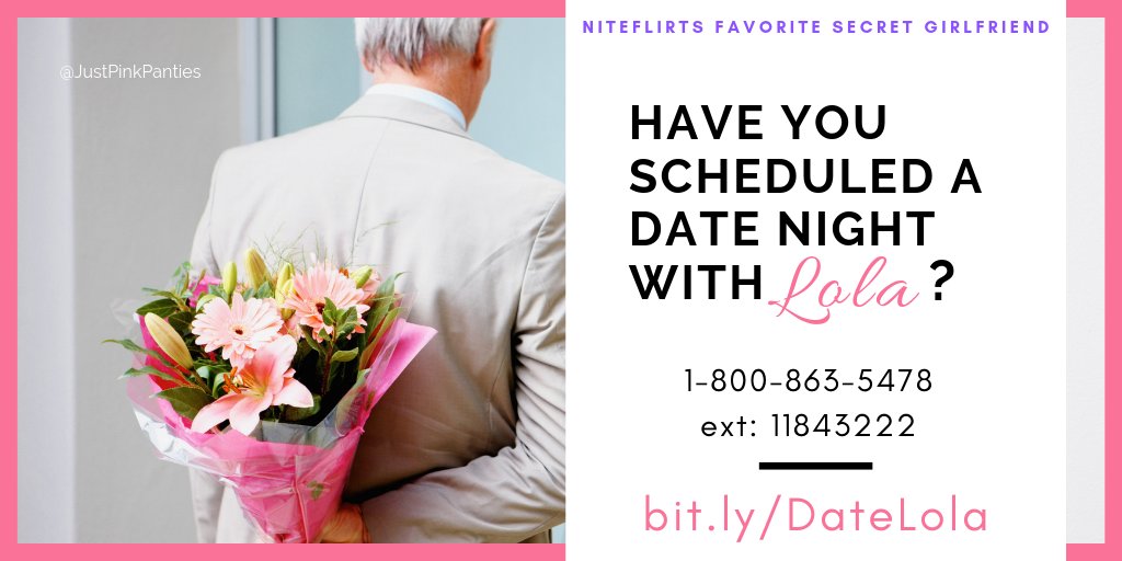 JustPinkPanties's tweet photo. Schedule your #DateNight session with Me!!!

https://t.co/XRIMpFqSQf

#LolaTheVixen #NetflixAndChill #GFE #EbonyBrat #EbonyFetish #BlackGirlfriend #RelationshipGoals #CoupleGoals #BDSM #BlackKink #PhoneSexOperator #NiteFlirt #DateLola https://t.co/FMOf76LRfK