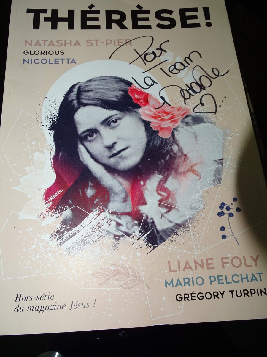 LaTeamNatasha's tweet image. #CONCOURS Gagne  un livret Thérèse de Lisieux dédicacé exclusivement par @Natasha_StPier pour un membre de notre Teamnatasha ! 
Pour participer, il suffit de faire  parti de notre team, de RT et d'aimer ce tweet. 
Le tirage aura lieu le 28 février 2019, bonne chance à tous