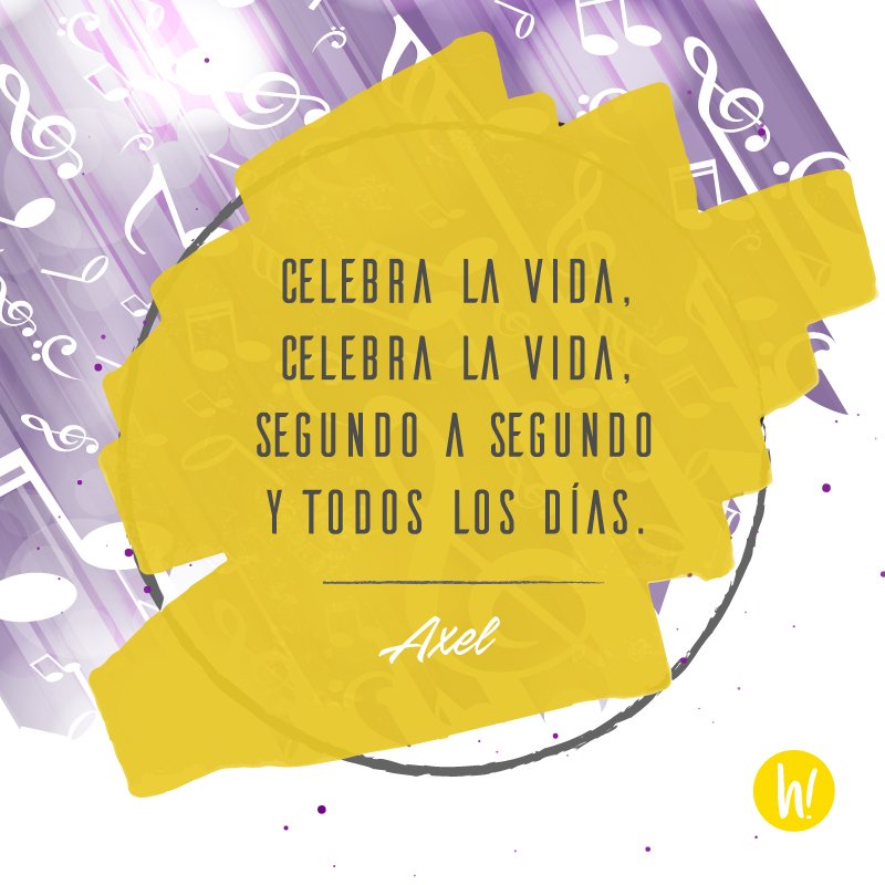 happ_bepositive's tweet photo. #FelizLunes y #FelizSemana :) Nuestra canción positiva de esta semana es #CelebraLaVida de @AxelOficial , porque cada segundo vale la pena 😉
https://t.co/RpcK6Ql4LC https://t.co/BmI476siby