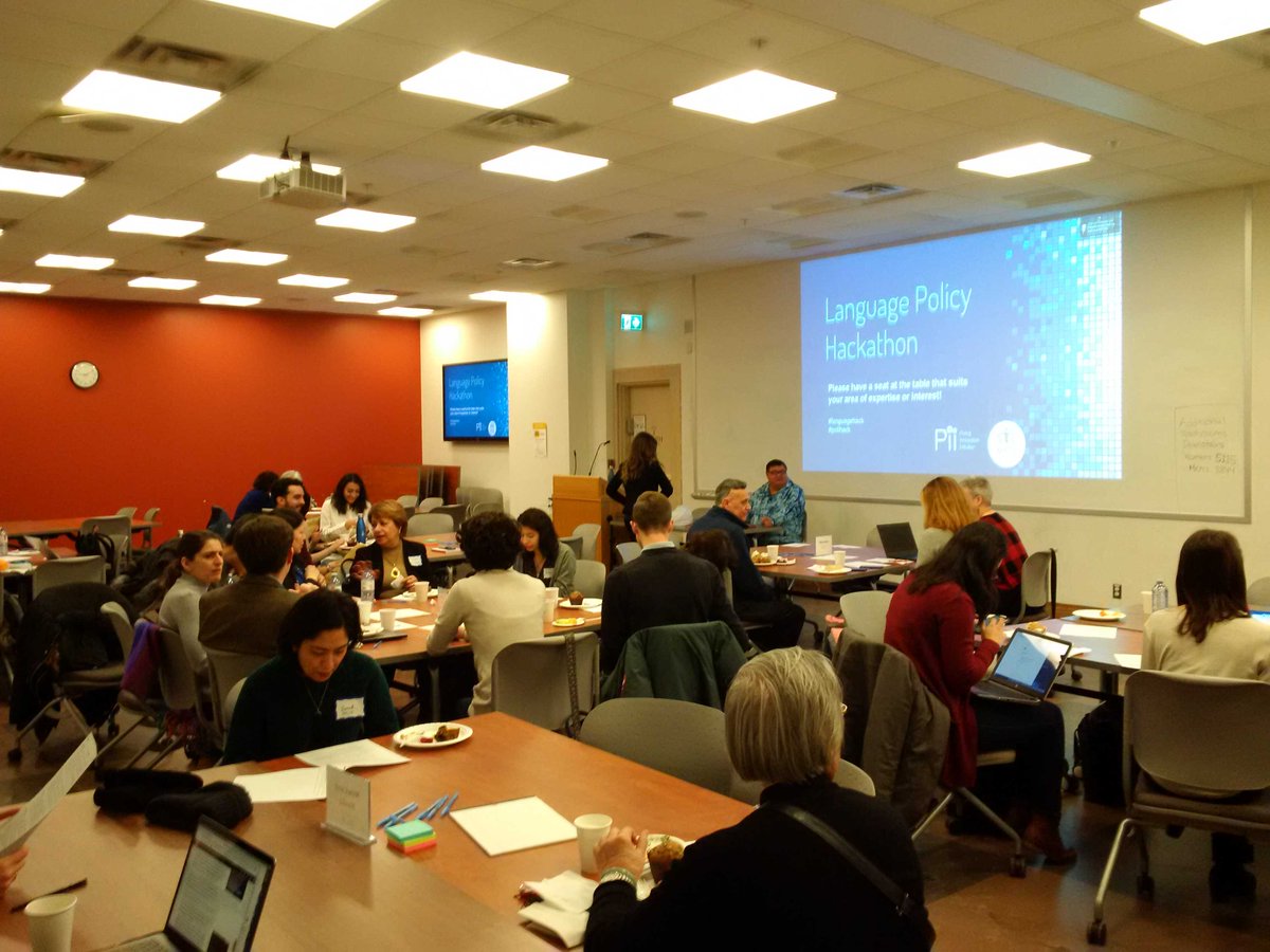 OpenCCE's tweet image. Just about to kick off at the @MCISLanguages #polihack / #languagehack! Props to @eTrinaistic + team for this.