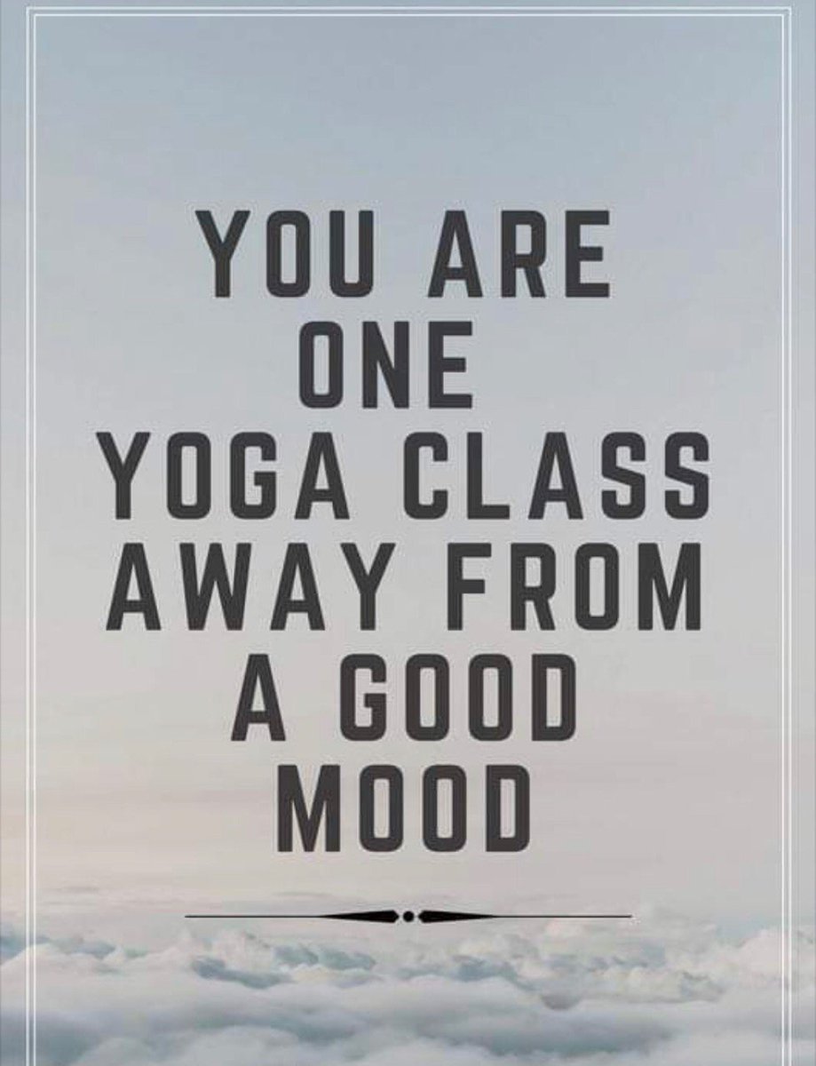 PsychTesting's tweet image. You are one yoga class away from a good mood. 

#neuropsychology #happiness