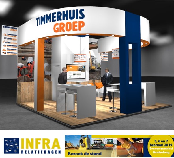 Timmerhuis Groep is volgende week weer aanwezig op de <a href="/INFRA_EH/">Infra Relatiedagen</a> in Hardenberg. Bezoek ons in hal 2, stand 224.