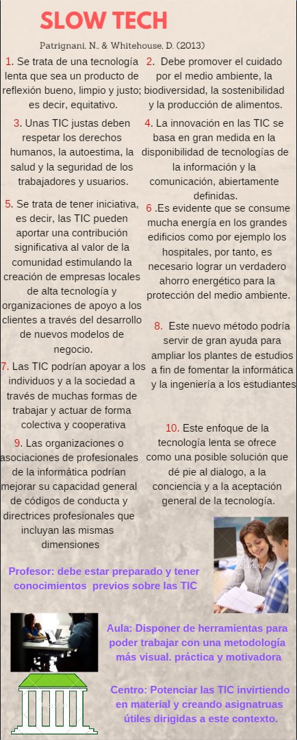 13criistinaa's tweet image. 10 ideas Slow Tech para poner en práctica en educación #MP1013B #SlowTech #SlowTechEdu @jordi_a