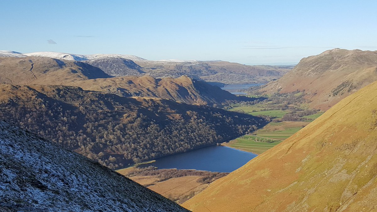 Todays job to inspect Caudale moor quarry not a bad day for it.