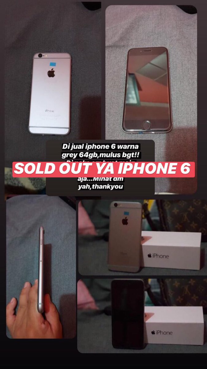 SOLD OUT YA IPHONE 6❌