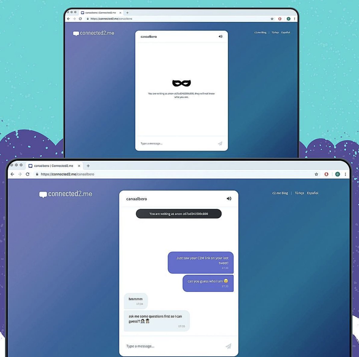 connected2me's tweet image. Connected2.me -WEB- is back! 👩🏻‍💻 Now, when you share your profile link, your friends can easily message you through -WEB - too. Just like good old days 😉👍🏻