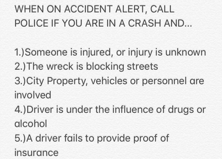DenverPolice's tweet photo. #TRAFFIC: #Denver, we are on #AccidentAlert. If none of the below apply, exchange insurance info and file a report online. #SnowGoing #CoTraffic https://t.co/Kb6rNuig7E