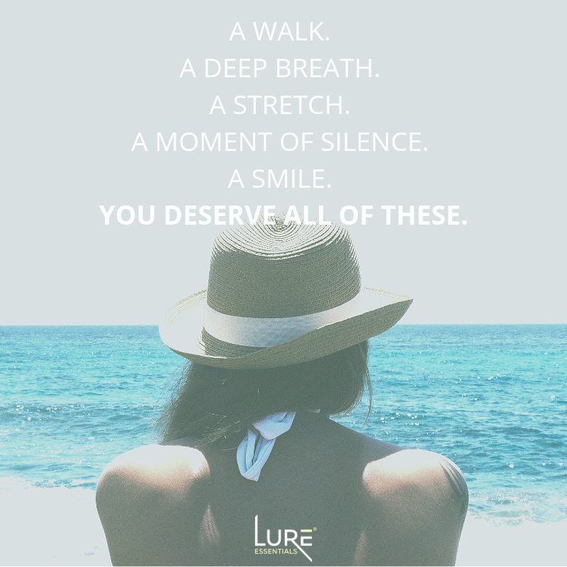 LUREEssentials's tweet photo. A walk.
A deep breath.
A stretch.
A moment of silence.
A smile.
YOU deserve all of this.
#LureEssentials #motivationmonday #getcupped #selflove #loveyourself #beauty #inspiration #motivation #health #fitness #selfcarethreads #tips #instagood #mindfulness #healthandwellness https://t.co/K0XzR4KRgr