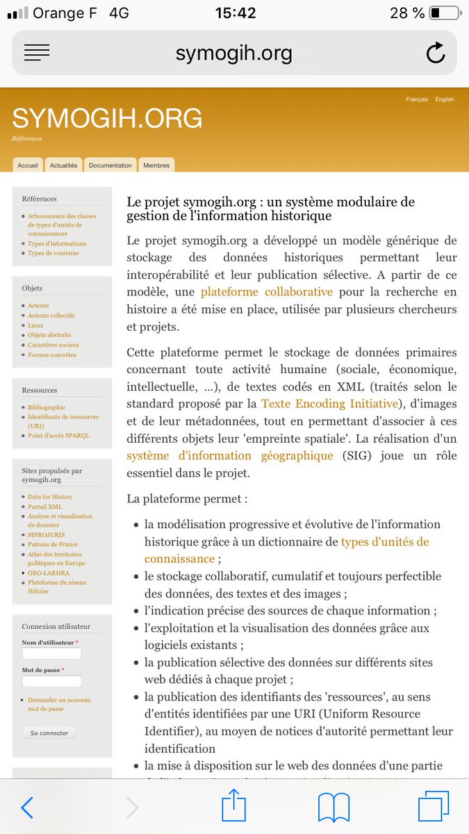 RaphaelLachello's tweet photo. Aujourd’hui lors de #AtelierDoctorantsLARHRA @phn_larhra nous présente le projet #Symogih et la #BHP une base de données adaptées aux besoins des historiens #interopérabilité @LARHRA @CRMSIG @MSH_A https://t.co/lVYbRhDN2P