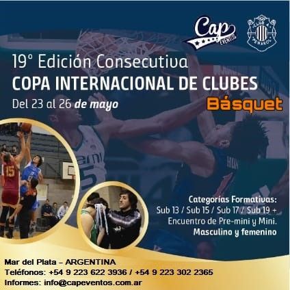 CAPeventos's tweet photo. 19 #CopaDeClubes Básquet Peñarol - Inscribiendo equipos: info@capeventos.com.ar - Participaron importantes equipos de más de 11 países de Latinoamérica.
Fotos de la Edición Anterior:
#Basquet #Baskete #Basket #Basketbol #MarDelPlata https://t.co/46E7x0GvLb