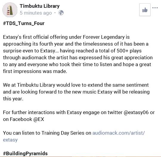 LibraryTimbuktu's tweet photo. @extasy06 #TDS_Turns_4 https://t.co/xlSP6x3ETW https://t.co/eiiHdwFtcE