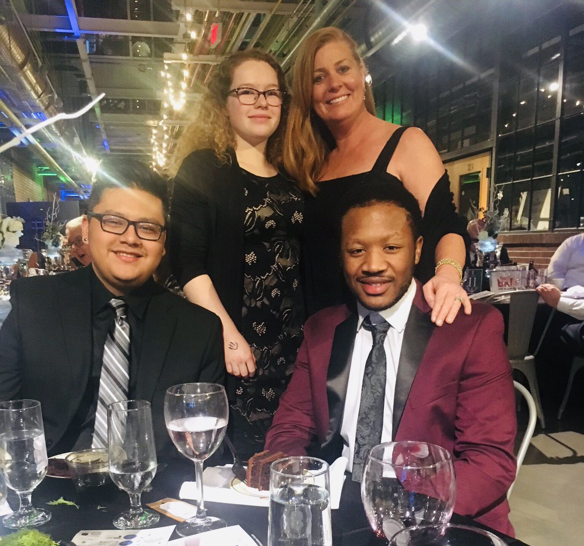 NazPrep_Intern's tweet photo. @NazPrep graduates &amp; Internship Director Mrs. Goodell celebrate apprenticeships at #GermanChamberofCommerce Annual Gala. Paul &amp; Alex (‘18) are Apprentices with #MineSafetyAppliance https://t.co/weHGtpHshi